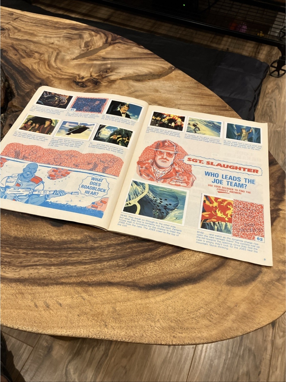 1986 Hasbro G.I. Joe Sticker Collector's Album W/Decoder ( Incomplete) - Picture 9 of 16